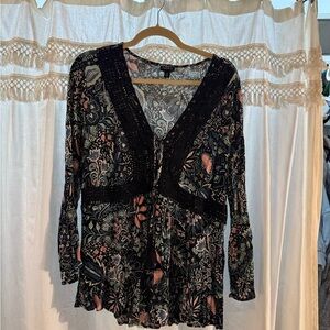 Torrid Floral Blouse
